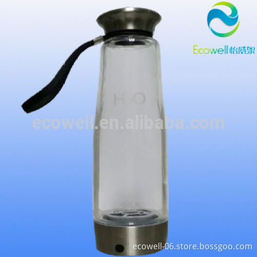 500ML free chlorine USA SPE membrane hydrogen rich water maker / hydrogen water bottle